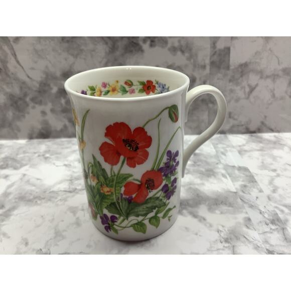 Roy Kirkham Fine Bone China Floral Mug - "Howards Sprays (Smooth)" Pattern - Picture 1 of 7